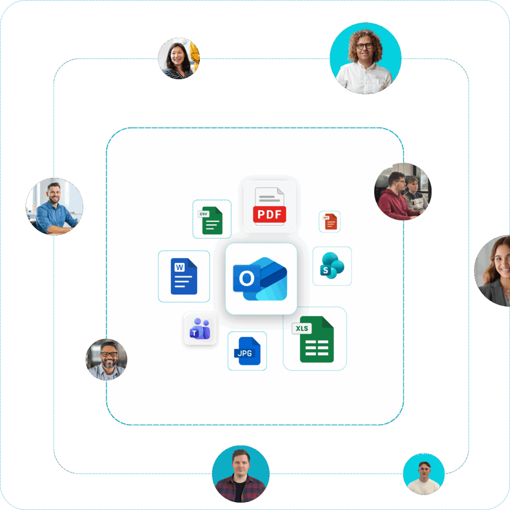 Heading: Filer og samarbejde – direkte fra Outlook