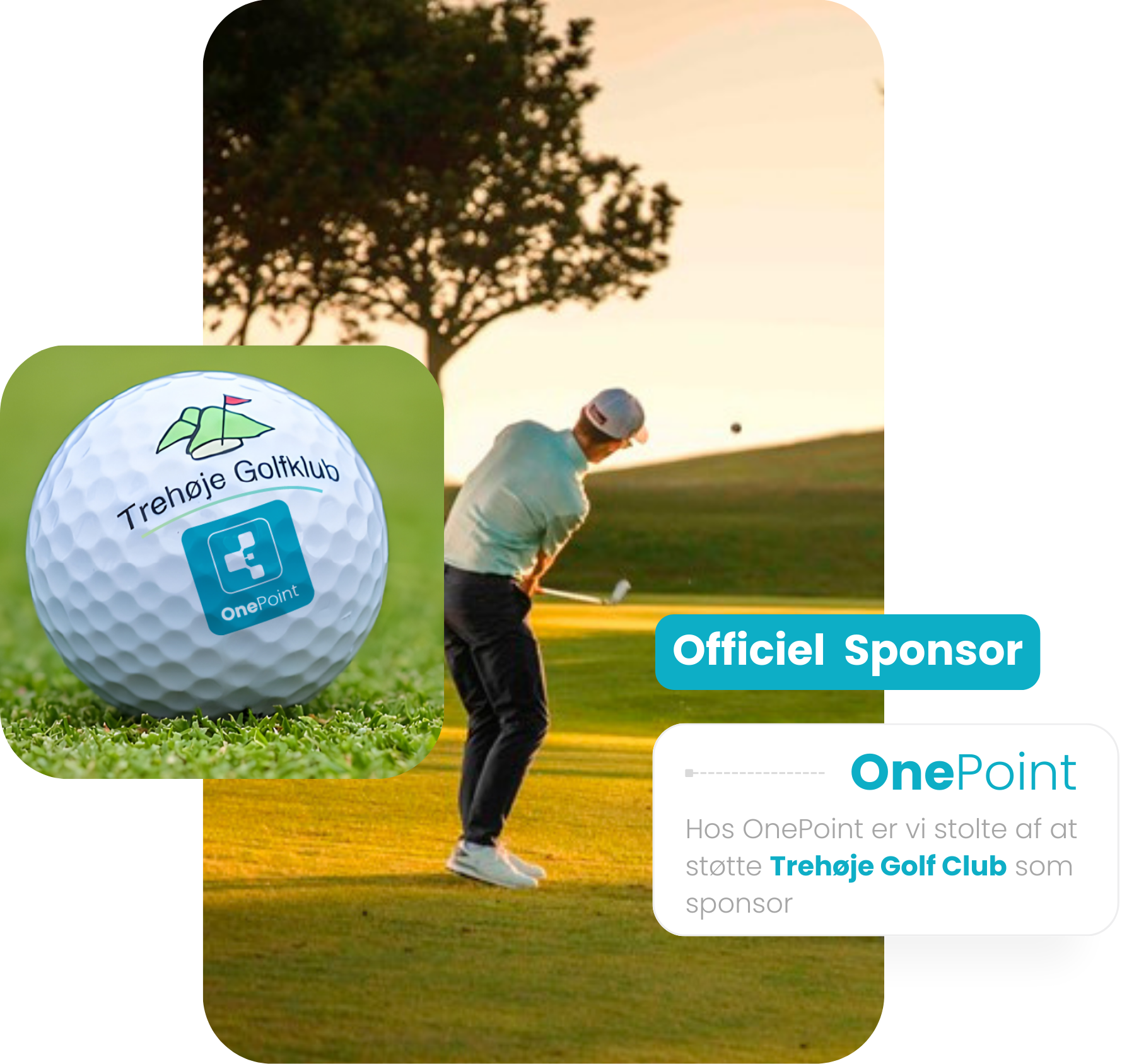 OnePoint som officiel sponsor for Trehøje Golf Club et partnerskab med fokus på fællesskab, kvalitet og samarbejde